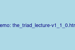 The Triad: Math, CS, Art